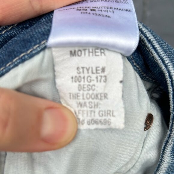 Mother The Looker Graffiti Girl, size 32 - Picture 15 of 15